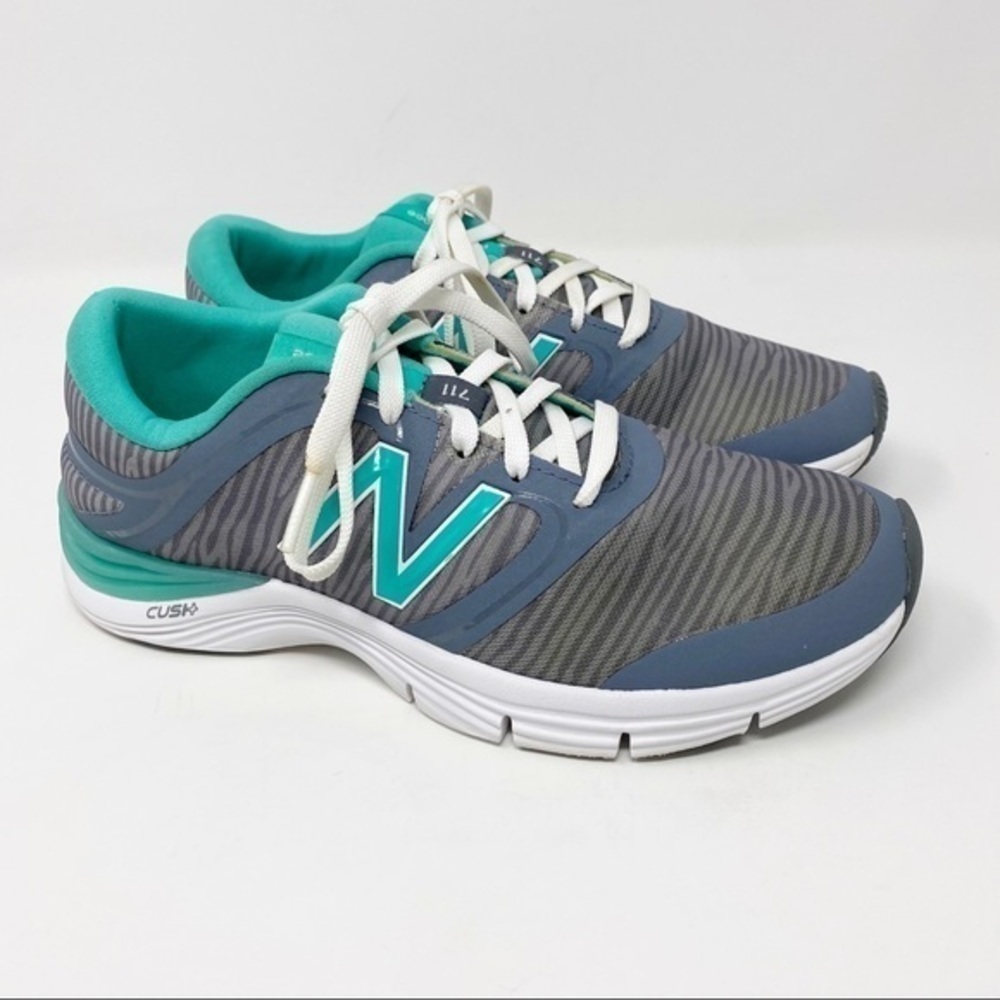 New Balance 711 Cush Gray Teal Training Shoes 7